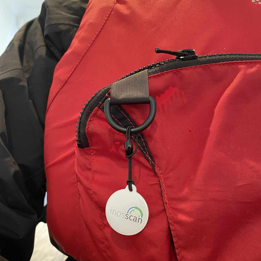 Epoxy NFC Tag attached to a lifejacket