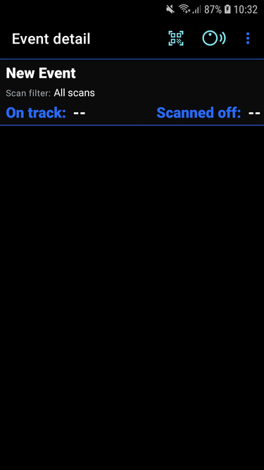 Inosscan not ready to scan on Android - screenshot