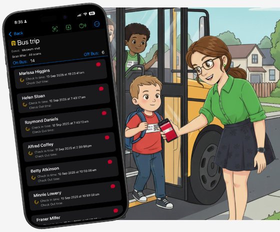 Event attendance check in and sign on the new and easy way using the Inosscan App